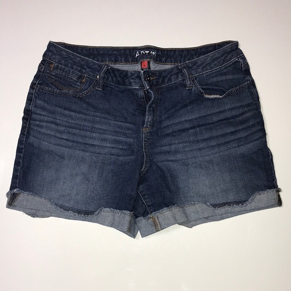 Apt 9 Shorts Denim Blue Size 14 - Picture 1 of 8